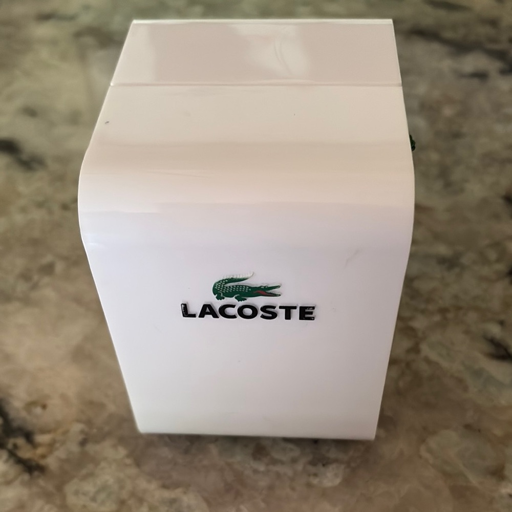 Lacoste White Box with Logo